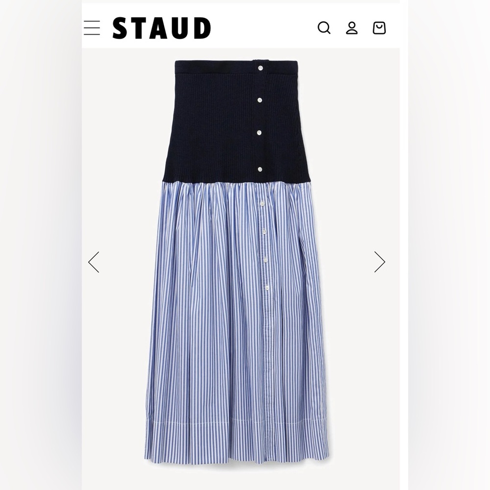 NWT STAUD Miley skirt